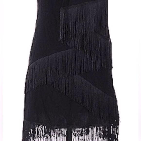 Joie Black Fringe Dress | SIZE 0 - Picture 9 of 9